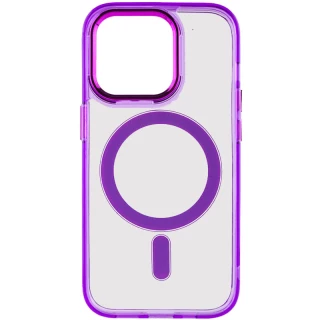 Силиконовый чехол Iris с MagSafe Apple iPhone 14 Pro Max (6.7") — Фиолетовый