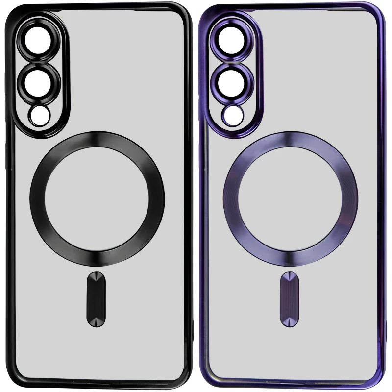 Хромовий TPU чохол з MagSafe на Samsung Galaxy S25 Edge фото 1 з 1