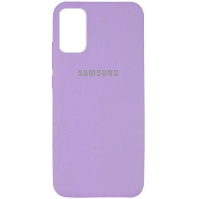 

Чохол Silicone Case з закритим низом на Samsung Galaxy A03s (Бузковий / Lilac)