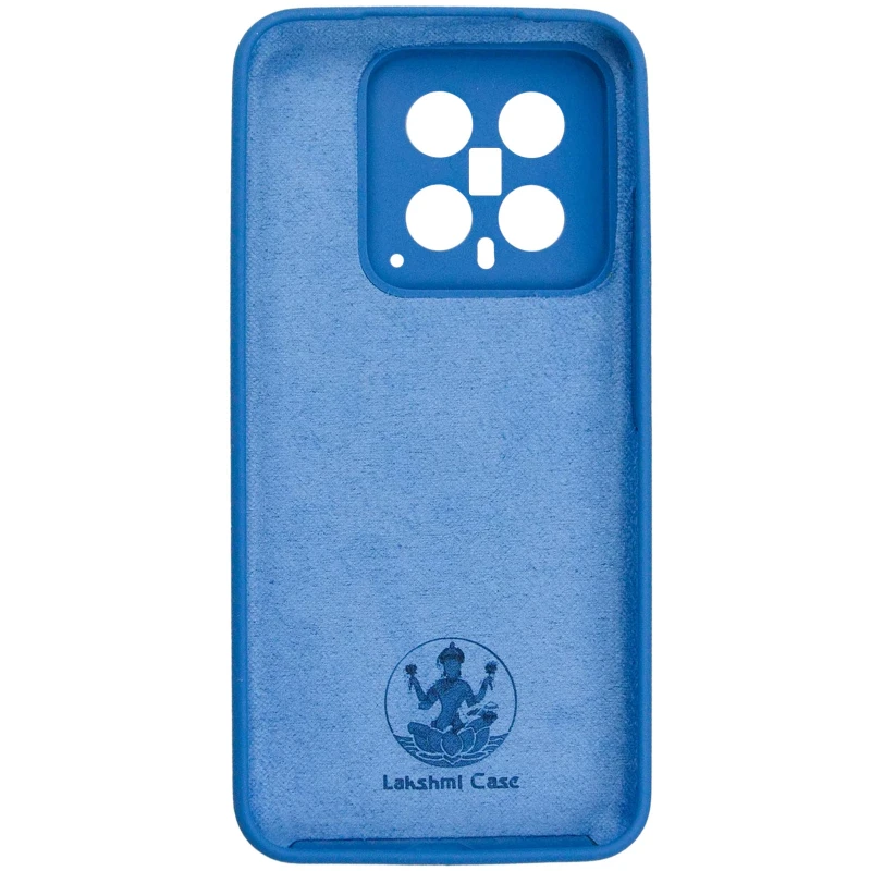 Чохол Silicone Cover Ummi Lakshmi Full Camera (AA) для Xiaomi 14 – Синій / Navy blue. Фото 3 з 4