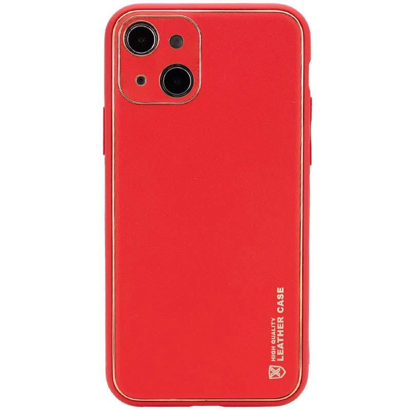 

Кожаный чехол Xshield для Apple iPhone 13 (6.1") (Красный / Red), Червоний / red