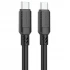 Дата кабель Borofone BX81 Type-C to Type-C 60W (1m) – Чорний. Фото 1 з 6