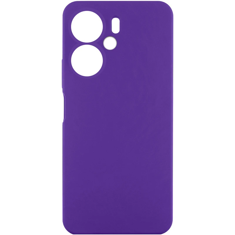 Чохол Silicone Case Lakshmi Premium із закритою камерою для Xiaomi Redmi 13C – Фіолетовий / Amethyst. Фото 1 з 4