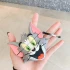 Силіконовий футляр Tom & Jerry series для навушників AirPods 1/2 + карабін – Том/Сірий. Фото 2 з 4