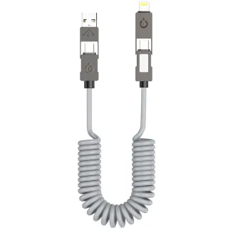 Дата кабель Amaya ACD-340 4in1 Type-C/USB to Lightning/Type-C 240W (2m) фото 1 з 1
