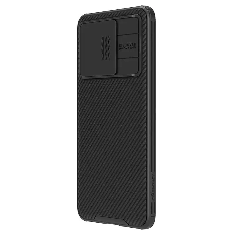Карбована накладка Nillkin Pro зі шторкою для камери на Xiaomi 13T Pro – Black. Фото 3 з 8