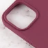 Чохол Silicone Case з закритим низом на Apple iPhone 16 Pro Max – Бордовий / Plum. Фото 5 з 5
