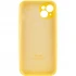 Чехол Silicone Case с защитой камеры для Apple iPhone 13 (6.1") – Желтый / Yellow. Фото 7 из 14