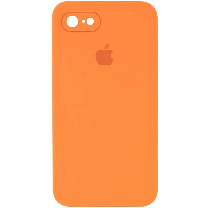 

Чехол Silicone Case Square с защитой камеры для Apple iPhone 6/6s (4.7") (Оранжевый / Papaya), Помаранчевий / papaya