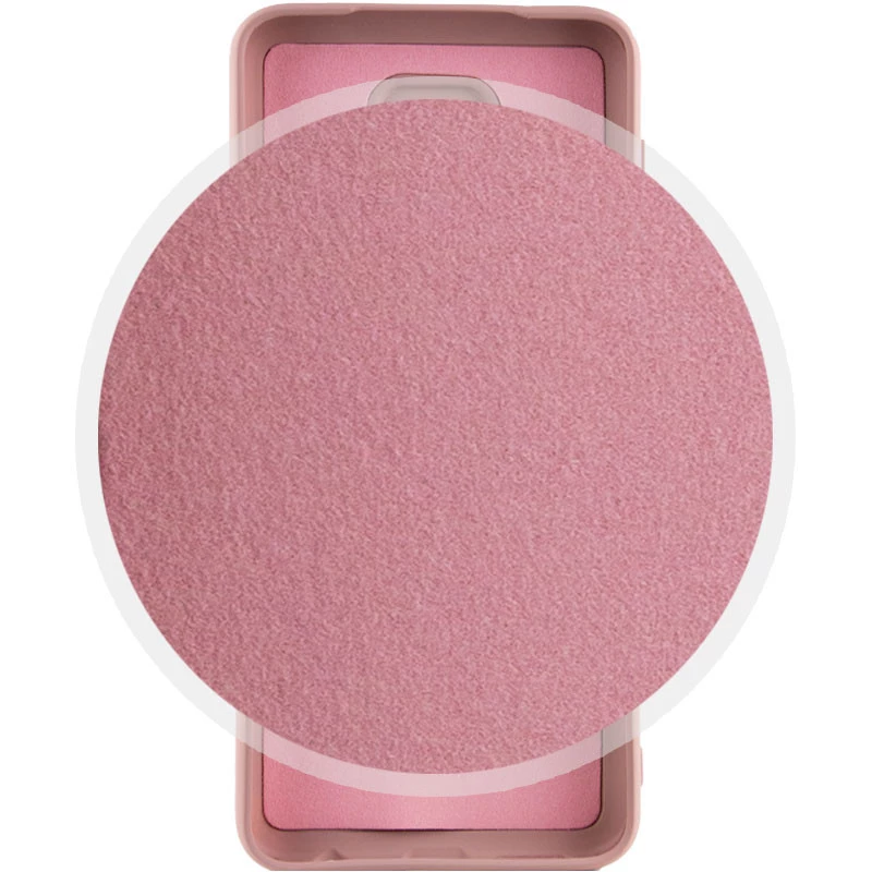 Цветной силиконовый чехол GETMAN с закрытой камерой на Xiaomi Redmi Note 9s / Note 9 Pro / Note 9 Pro Max – Розовый / Pink Sand. Фото 4 из 5