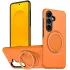 TPU+PC чохол Kalebol Magnetic Case для Samsung Galaxy A56 5G – Orange. Фото 2 з 3