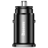 АЗП Baseus Square Metal PD 3.0 QC 4.0+ 30W USB + Type-C – Чорний. Фото 1 з 5