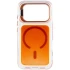 Чохол TPU+PC Jewel Sparkle with MagSafe для Apple iPhone 17 Pro (6.3") – Orange Sparkle. Фото 4 з 7