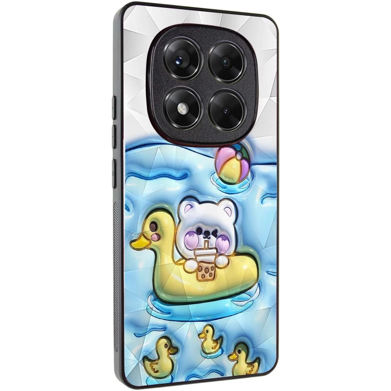 Чехол Prisma Plush для Xiaomi Redmi Note 14 4G (Int. version) – Ducklings. Фото 1 из 4