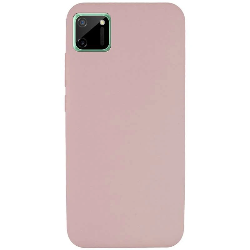 

Чохол Silicone Case без лого на Realme C11 (Рожевий / Pink Sand)