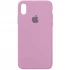 Чехол Silicone Case с закрытым низом для Apple iPhone XS (5.8") – Лиловый / Lilac Pride. Фото 1 из 1