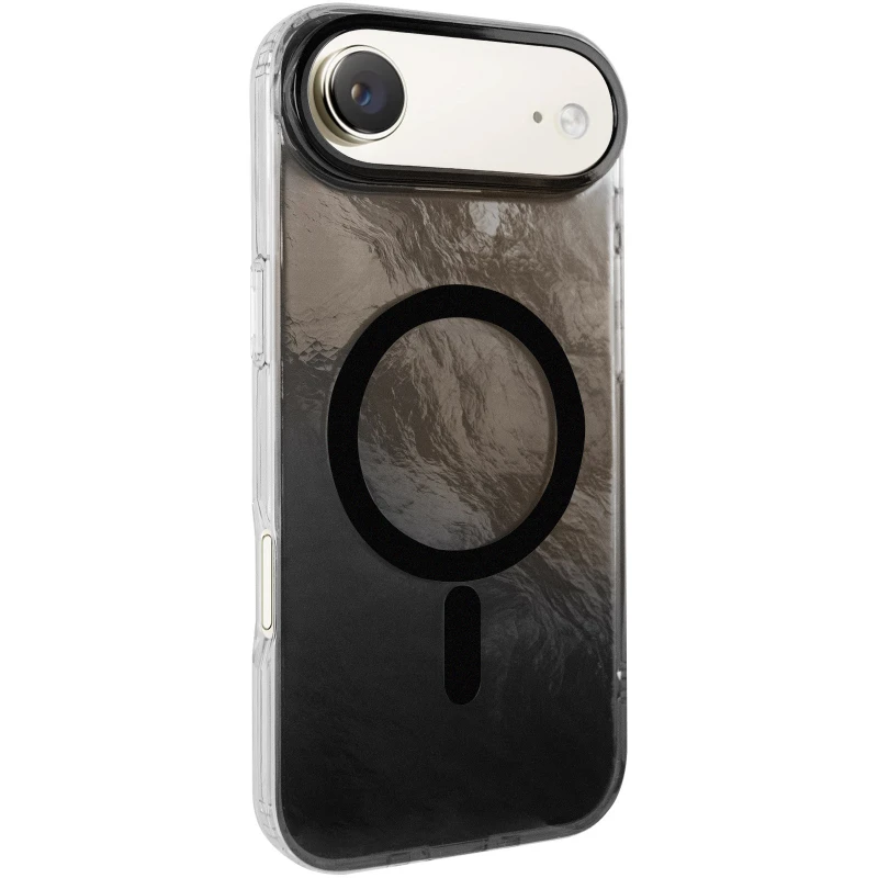 Силіконовий чохол Shiny Mountain (MagFit) для Apple iPhone 17 Air (6.5") – Black. Фото 2 з 8