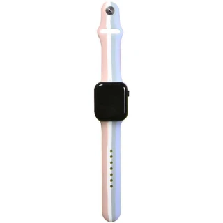 Силіконовий ремінець Rainbow для Apple watch 42mm / 44mm фото 1 з 2