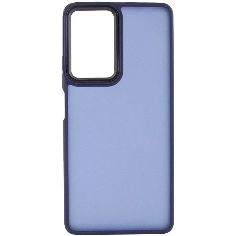 Чохол TPU+PC Lyon Frosted на Xiaomi Redmi 15 4G (Global) / 5G – Синій / Navy Blue. Фото 2 з 2
