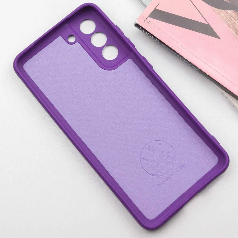 Чохол Silicone Case Lakshmi Plus з закритою камерою на Samsung Galaxy S24 FE – Фіолетовий / Purple. Фото 5 з 12