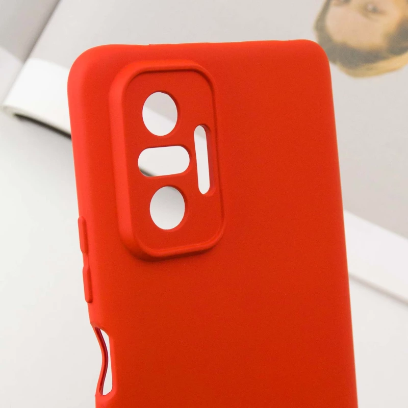 Чохол Silicone Case Lakshmi з закритою камерою на Xiaomi Redmi Note 10 Pro – Червоний / Red. Фото 5 з 7