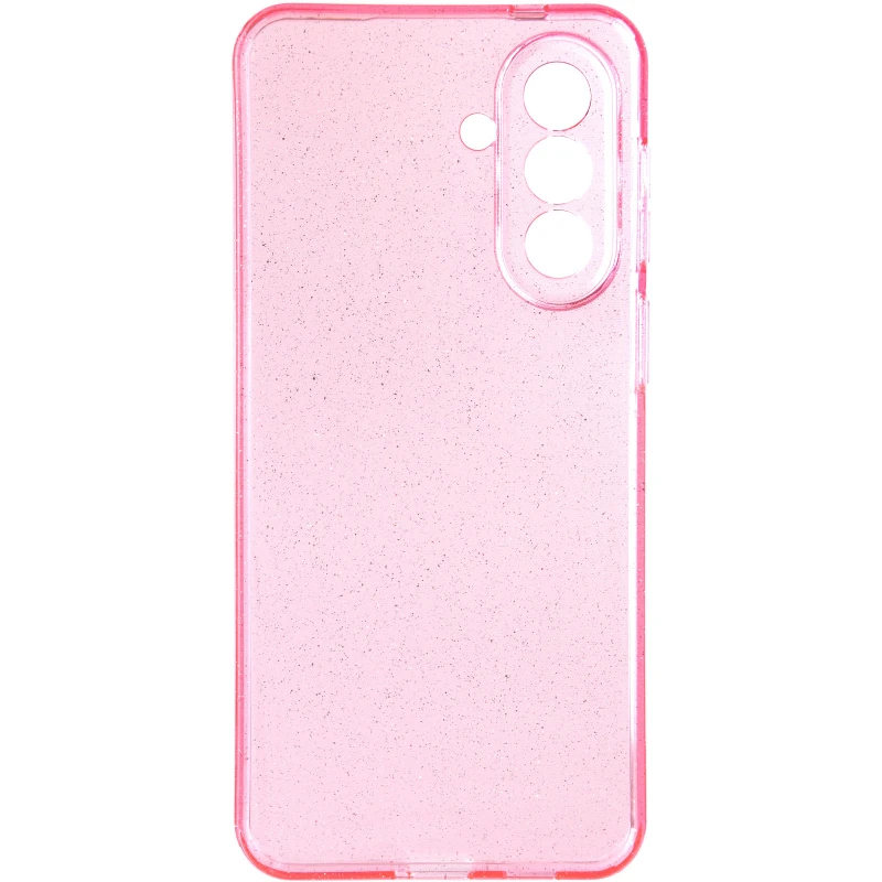 Блестящий силиконовый чехол на Samsung Galaxy A37 5G – Pink. Фото 6 из 8