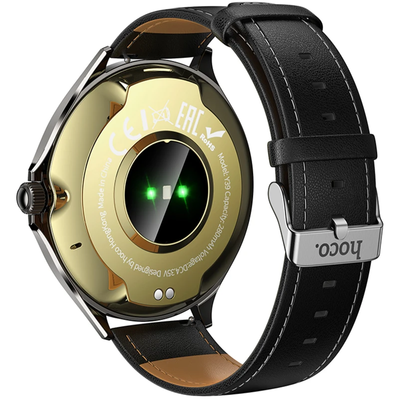 Смарт-часы Hoco Y39 Smart sports watch (call version) – Black. Фото 3 из 4