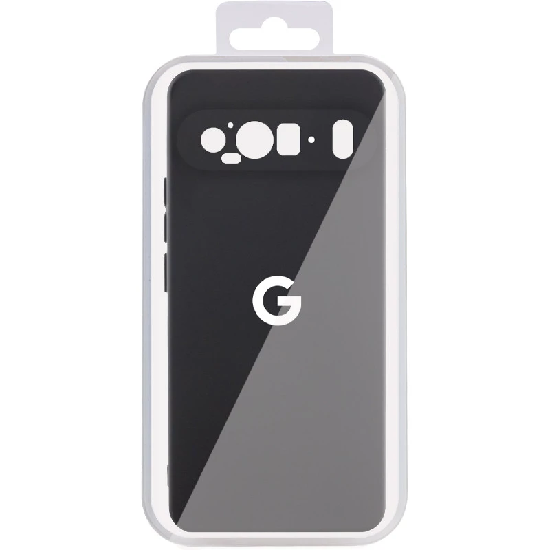 Силиконовый чехол Cover Lakshmi с защитой камеры для Google Pixel 9 Pro XL – Черный / Black. Фото 4 из 6