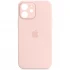Чохол Silicone Case з захистом камери на Apple iPhone 12 (6.1") – Рожевий / Chalk Pink. Фото 1 з 1