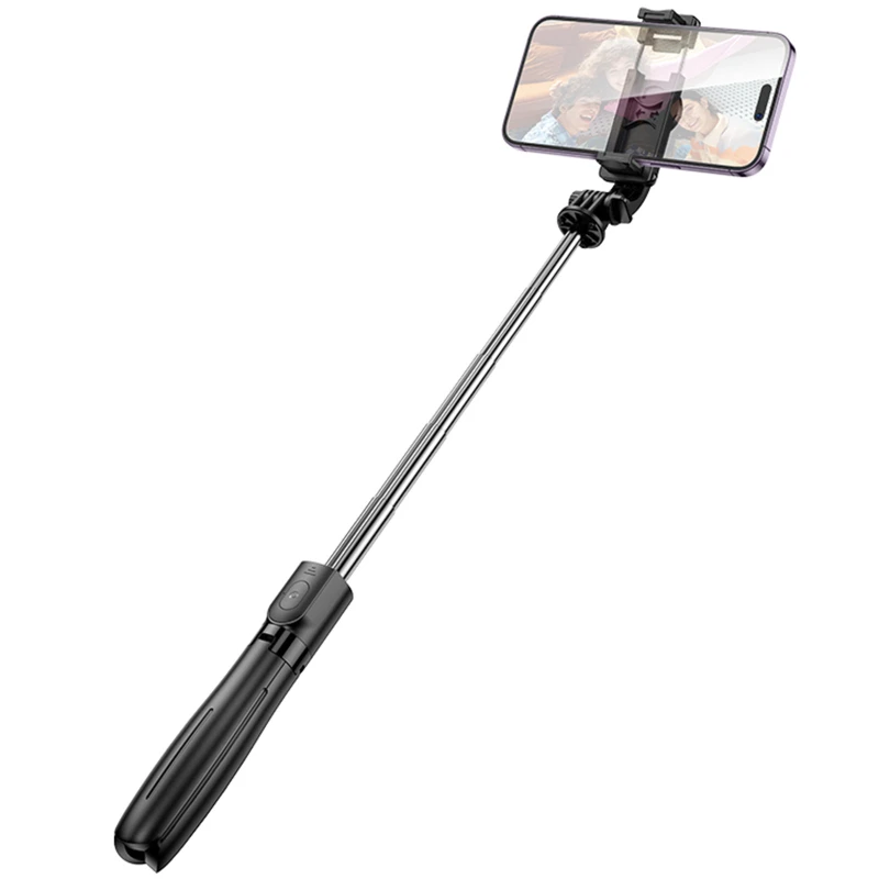 Монопод для селфі Borofone BY13 Nube live broadcast stand – Black. Фото 5 з 6