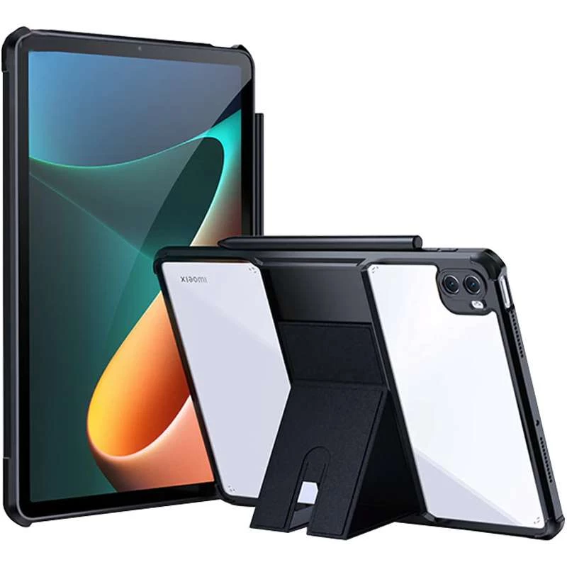 TPU+PC чохол Xundd Stand з посиленими кутами на Xiaomi Pad 5 / Pad 5 Pro (11") – Чорний. Фото 4 з 7