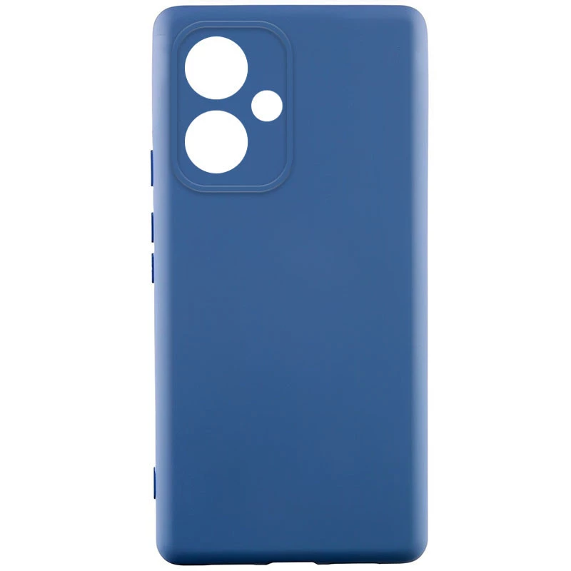 Чохол Silicone Case Lakshmi Plus з закритою камерою на Xiaomi Redmi 13 4G – Синій / Navy Blue. Фото 1 з 3