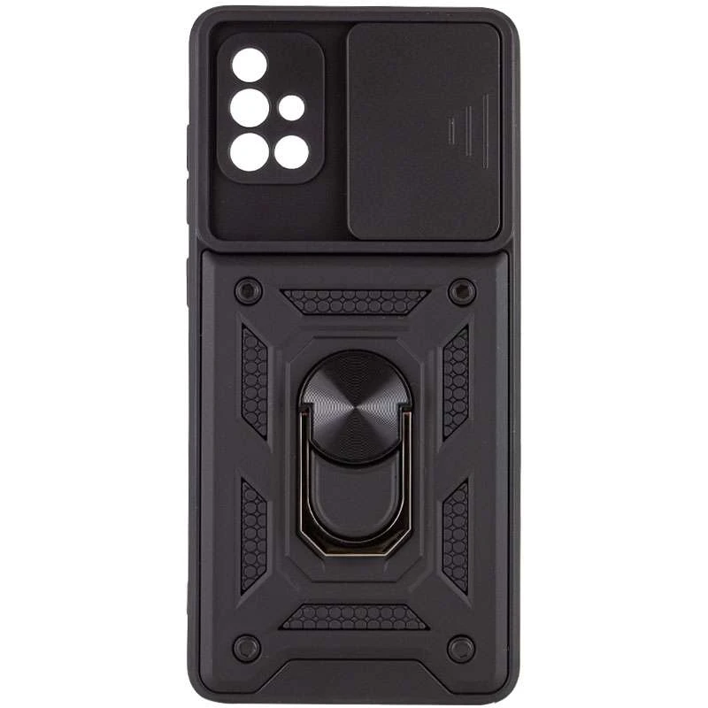 Протиударний чохол Serge Ring з захистом камери на Samsung Galaxy A71 – Чорний. Фото 2 з 5
