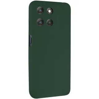 Чехол Silicone Case Lakshmi Premium з закритою камерою на Motorola Moto G15 4G — Зеленый / Cyprus Green