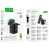 БЗП Hoco CQ20A Clever 6in1 PD65W – Black. Фото 2 з 8