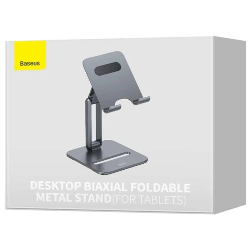 Підставка для планшета Baseus Biaxial Foldable Metal Stand (LUSZ000113) – Grey. Фото 6 з 7