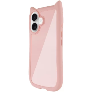 Чехол Kitty with straps для Apple iPhone 16 Plus — Pink