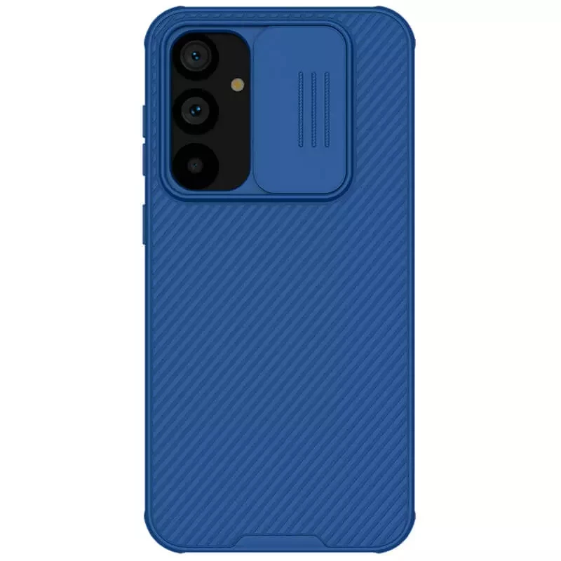 

Карбоновая накладка Nillkin Pro со шторкой для камеры для Samsung Galaxy S23 FE (Blue)