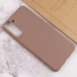 Кольоровий силіконовий чохол на Samsung Galaxy S21+ – Коричневий. Фото 4 з 4