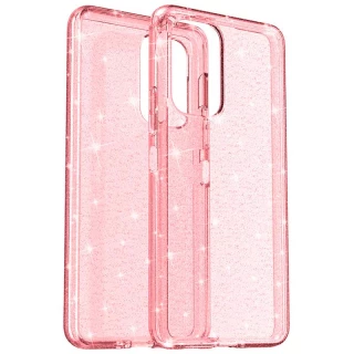 Блискучий силіконовий чохол на Xiaomi Redmi 13C — Pink