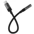 Перехідник Acefast J12 Type-C male to AUX 3.5mm female – Black. Фото 4 з 5
