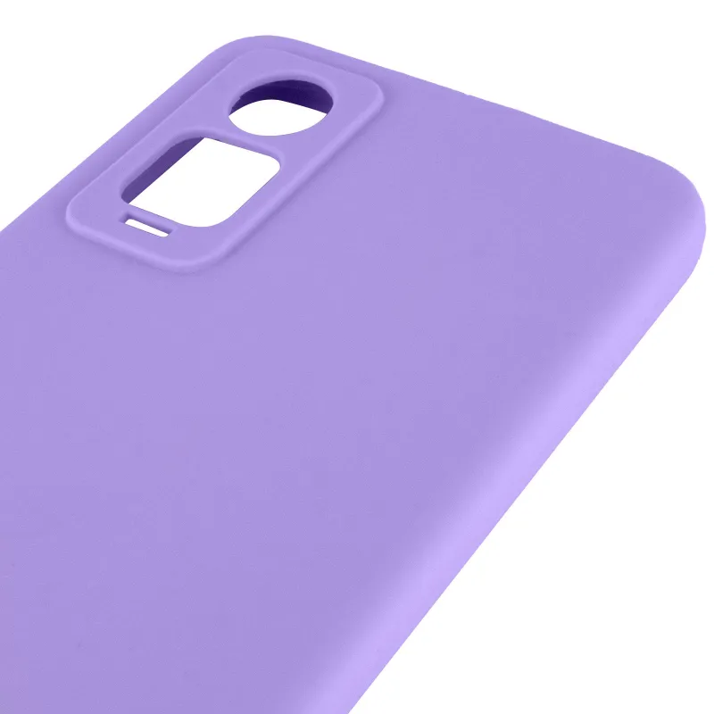 Чохол Silicone Cover Ummi Lakshmi Full Camera (AA) для Motorola Edge 50 – Бузковий / Dasheen. Фото 8 з 11