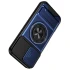 Ударопрочный чехол Camshield StandRing case для Apple iPhone 17 (6.3") – Blue. Фото 2 из 3