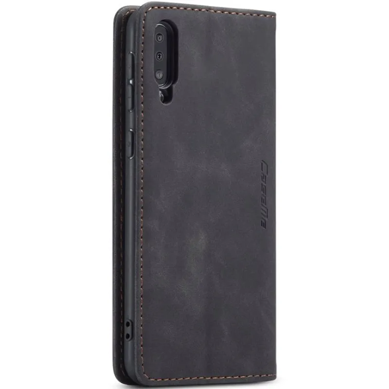 Шкіряний чохол-книжка CaseMe Velvet Nubuck для Samsung Galaxy A50 (A505F) / A50s / A30s – Black. Фото 2 з 5