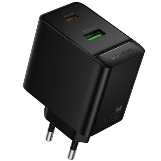 МЗП Borofone BAS16A Erudite PD45W+QC3.0 (1USB-A/1C) фото 1 з 6