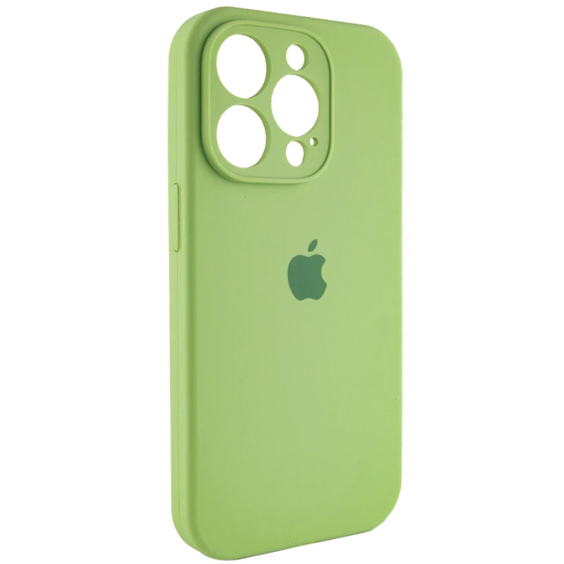 Чохол Silicone Case з захистом камери на Apple iPhone 14 Pro (6.1") – М'ятний / Mint. Фото 3 з 9