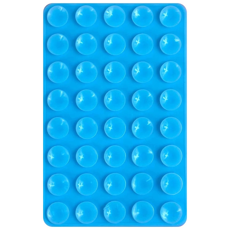 Держатель-присоска для телефона Double Side Silicone 100*64мм – Light Blue. Фото 2 из 2