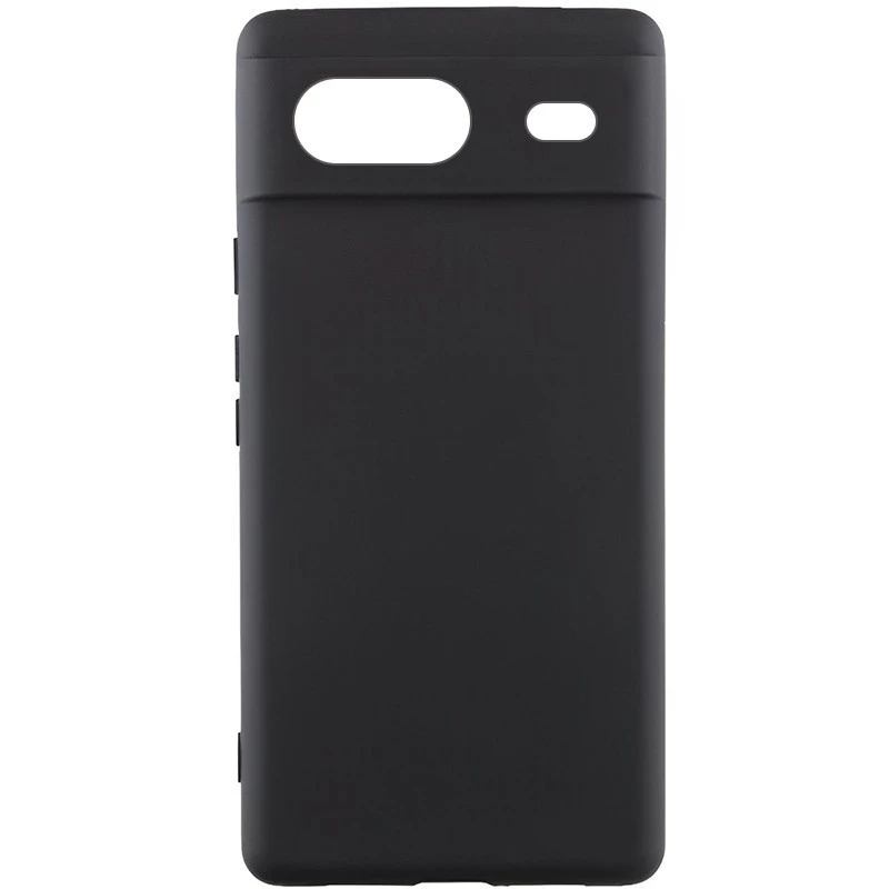 Чохол Silicone Case Lakshmi Plus з закритою камерою на Google Pixel 8a – Чорний / Black. Фото 1 з 2
