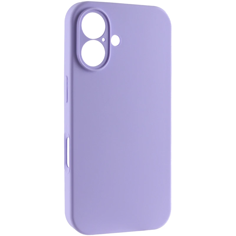 Чехол Silk Full Camera Protective (AA) NO LOGO для Apple iPhone 16 – Сиреневый / Dasheen. Фото 1 из 7
