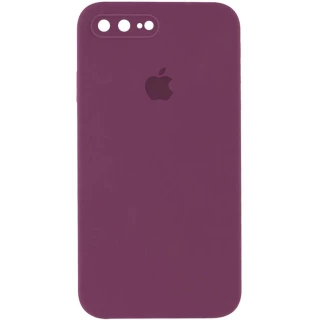 Чехол Silicone Case Square с защитой камеры для Apple iPhone 7 plus / 8 plus фото 1 из 3
